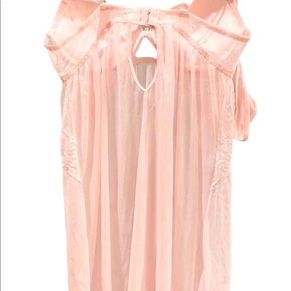 Scalloped Lace Babydoll & Thong 2-piece Set In Pink -Medium - Picture 5 of 9